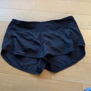 Lululemon Black Running Shorts